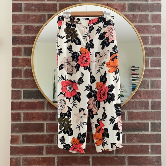 Floral print Ann Taylor Factory pants - Picture 1 of 5